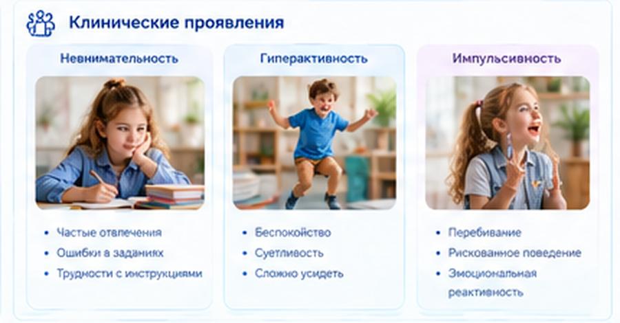 Клинические проявления ADHD